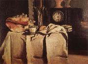 Paul Cezanne The Black Clock Norge oil painting reproduction